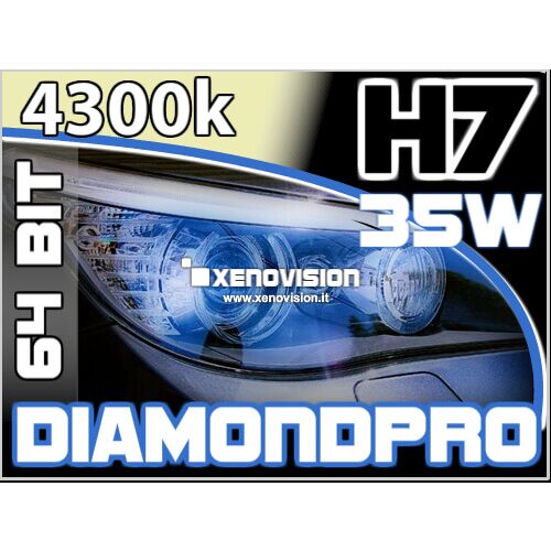 0 Kit Xenon H7 4300k 35W 64Bit Alta Qualita Xenovision Bianco Caldo <p>Kit Xenon H7 4300k 35W DiamondPRO Xenovision ad architettura digitale 64-Bit. Lampade xenon H7 Bianco Caldo. Ket KOREA, Qualita Garantita 2 anni </p>