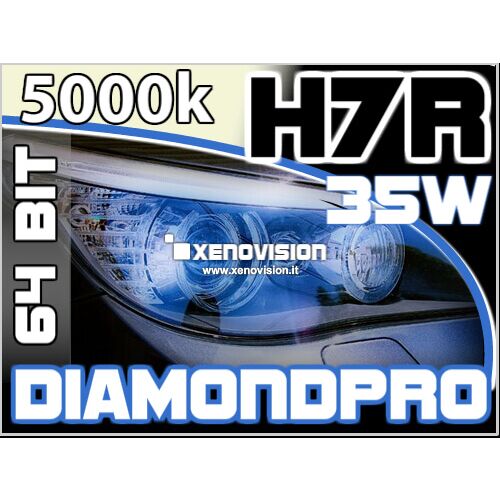 0 Kit Xenon H7-R 5000k 35W 64Bit Alta Qualita Xenovision Bianco Solare <p>Kit Xenon H7-R 5000k 35W DiamondPRO Xenovision digitale 64-Bit. Lampade xenon H7-R Bianco Solare. Ket KOREA, Qualita Garantita 2 anni </p>