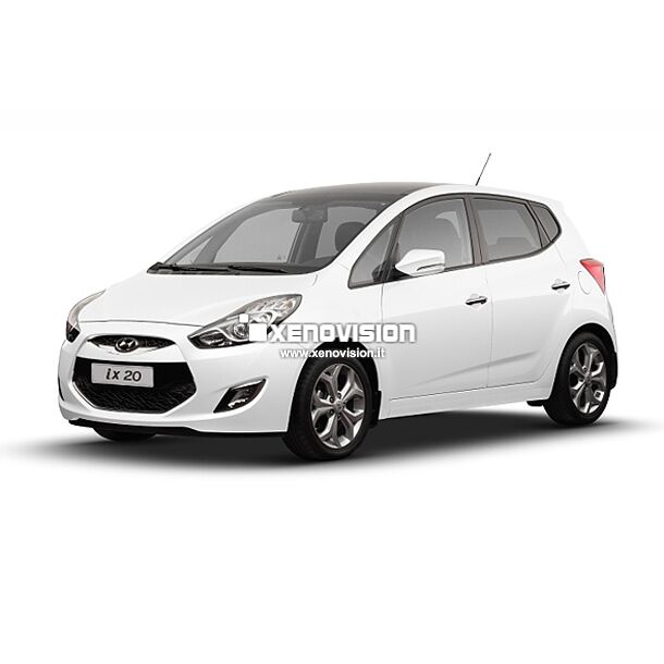 0 Kit Xenon Hyundai ix20 - 2009 in poi - Xenon 35W e Led Posizione - 6000k <p>Kit Xenon 35W specifico per il faro della Hyundai ix20 e Luci Posizione in tinta. Plug&Play zero spie, contiene tutto l'occorrente. Luce Bianco Lunare 6000k.</p><p> </p>