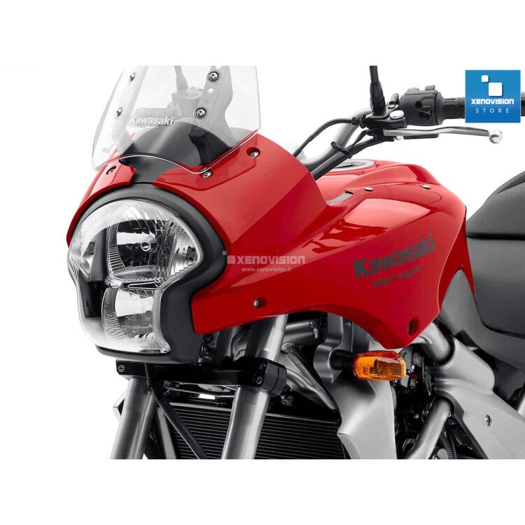 1 Kit Xenon Kawasaki Versys - 2006 in poi - Anabb. + Abb. Xenon 35W - 6000k <p>Kit Xenon 35W specifico per il faro del Kawasaki Versys dal 2006 in poi. Plug&Play zero spie, contiene tutto l'occorrente. Luce Bianco Lunare 6000k.</p>