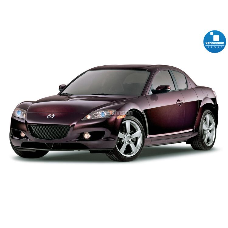 0 Kit Xenon Mazda RX8 - 2003 al 2012 - Xenon 35W - 6000k <p>Kit Xenon 35W specifico per il faro della Mazda RX8 dal 2003 al 2012. Plug&Play zero spie, contiene tutto l'occorrente. Luce Bianco Lunare 6000k.</p>
