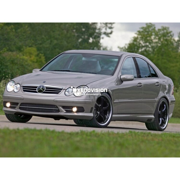 0 Kit Xenon Mercedes Classe C W203 - 2000 al 2007 - Xenon 35W e Led - 6000k <p>Kit Xenon 35W specifico per il faro della Mercedes Classe-C (W203) e Luci Posizione a Led in tinta. Plug&Play zero spie, contiene tutto l'occorrente. Luce Bianco Lunare 6000k.</p><p> </p>