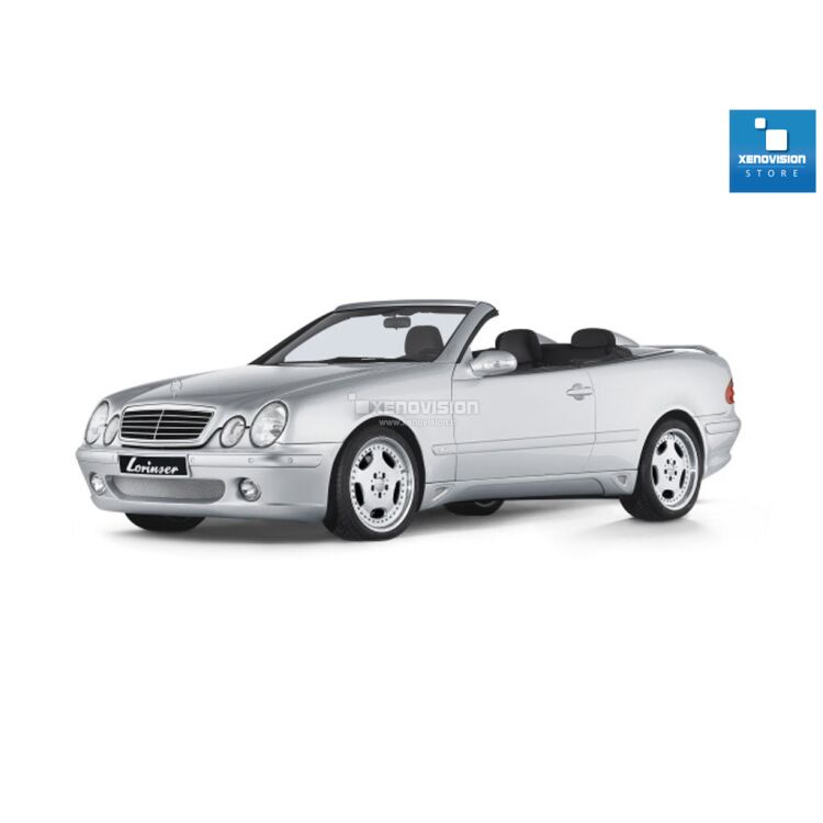 0 Kit Xenon Mercedes CLK C208 - 1997 al 2001 - Xenon 35W e Posizione - 6000k <p>Kit Xenon 35W specifico per il faro della Mercedes CLK C208 e Luci Posizione a Led in tinta. Plug&Play zero spie, contiene tutto l'occorrente. Luce Bianco Lunare 6000k.</p><p> </p>