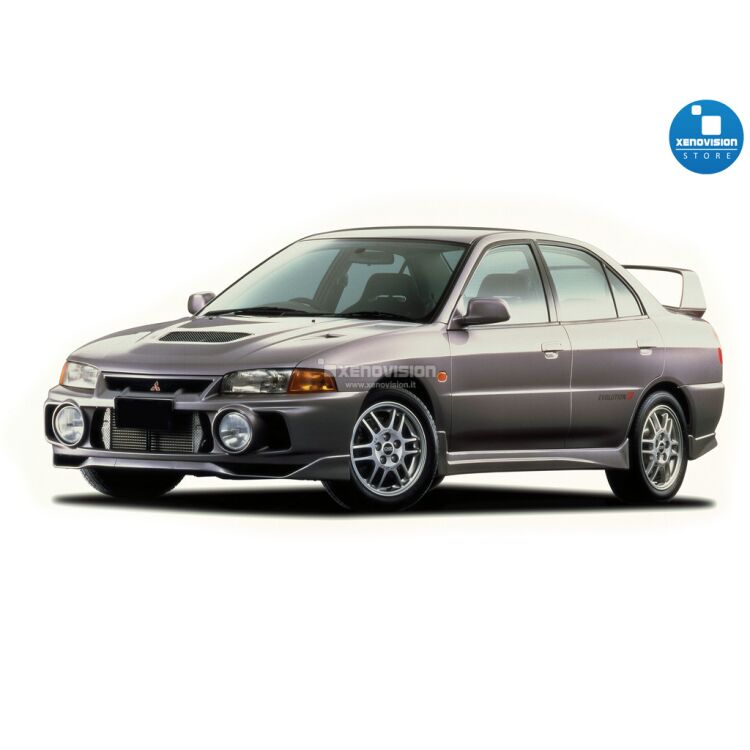 0 Kit Xenon Mitsubishi Lancer Evolution IV - 1996 al 1998 - BiXenon 35W - 6000k <p>Kit BiXenon 35W specifico per il faro della Mitsubishi Lancer Evolution IV dal 1996 al 1998. Plug&Play zero spie, contiene tutto l'occorrente. Luce Bianco Lunare 6000k.</p>