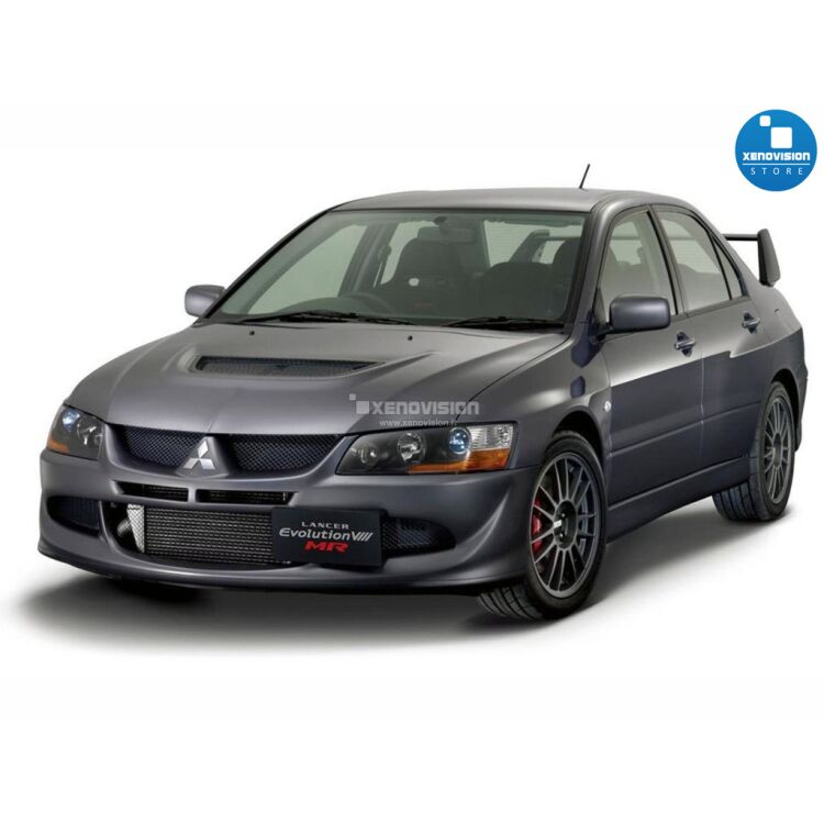 0 Kit Xenon Mitsubishi Lancer Evolution VIII - 2003 al 2005 - Xenon 35W - 6000k <p>Kit Xenon 35W specifico per il faro della Mitsubishi Lancer Evolution VIII dal 2003 al 2005. Plug&Play zero spie, contiene tutto l'occorrente. Luce Bianco Lunare 6000k.</p>