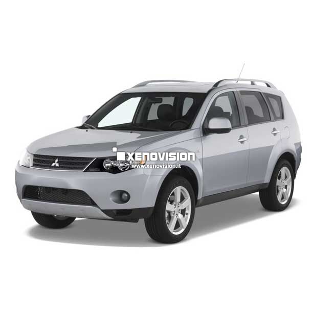 0 Kit Xenon Mitsubishi Outlander - 2006 al 2012 - Xenon 35W e Led - 6000k <p>Kit Xenon 35W specifico per il faro della Mitsubishi Outlander e Luci Posizione a Led in tinta. Plug&Play zero spie, contiene tutto l'occorrente. Luce Bianco Lunare 6000k.</p>