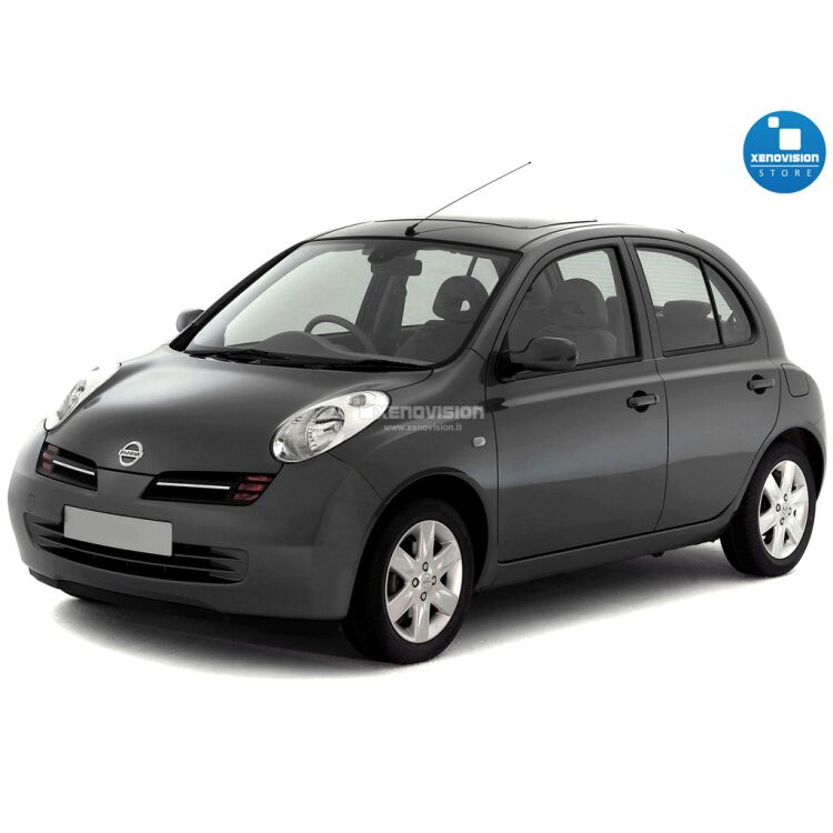 0 Kit Xenon Nissan Micra K12 - 2002 al 2010 - BiXenon 35W - 6000k <p>Kit BiXenon 35W specifico per il faro della Nissan Micra K12 dal 2002 al 2010. Plug&Play zero spie, contiene tutto l'occorrente. Luce Bianco Lunare 6000k.</p>