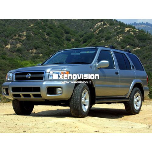 0 Kit Xenon Nissan Pathfinder - 1997 a 2004 - BiXenon 35W e Led - 6000k <p>Kit BiXenon 35W e luci posizione in tinta specifico per il faro della Nissan Pathfinder. Plug&Play zero spie, contiene tutto l'occorrente. Luce Bianco Lunare 6000k.</p>
