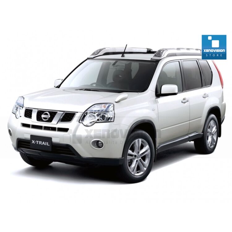 0 Kit Xenon Nissan X-Trail - 2007 al 2014 - Xenon 35W - 6000k Kit Xenon 35W specifico per il faro della Nissan X-Trail dal 2007 al 2014. Plug&Play zero spie, contiene tutto l'occorrente. Luce Bianco Lunare 6000k.