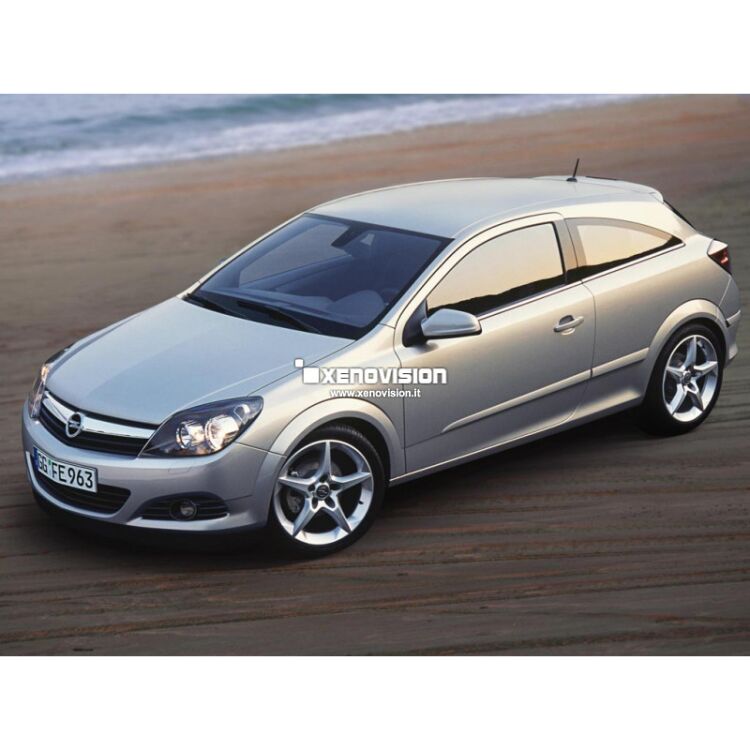 1 Kit Xenon Opel Astra H - 2004 a 2010 - Xenon 35W e Led Posizione - 6000k <p>Kit Xenon 35W specifico per il faro della Opel Astra H e Luci Posizione a Led in tinta. Plug&Play zero spie, contiene tutto l'occorrente. Luce Bianco Lunare 6000k.</p>