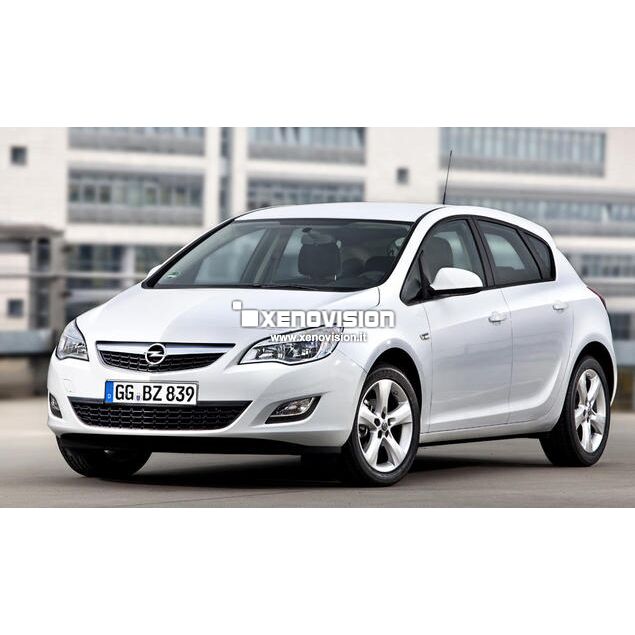 0 Kit Xenon Opel Astra J - 2009 a 2015 - Xenon 35W e DRL - 6000k <p>Kit Xenon 35W specifico per il faro della Astra J e Luci DRL in tinta. Plug&Play zero spie, contiene tutto l'occorrente. Luce Bianco Lunare 6000k.</p>