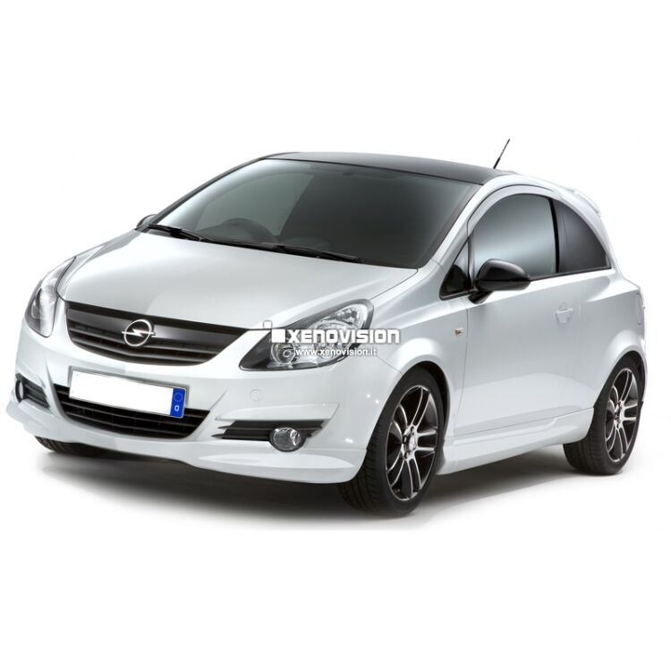 0 Kit Xenon Opel Corsa - 2010 in poi - Xenon 35W e Led DRL - 6000k <p>Kit Xenon 35W specifico per il faro della Opel Corsa 2010 in poi e Luci DRL a Led in tinta. Plug&Play zero spie, contiene tutto l'occorrente. Luce Bianco Lunare 6000k.</p><p> </p>