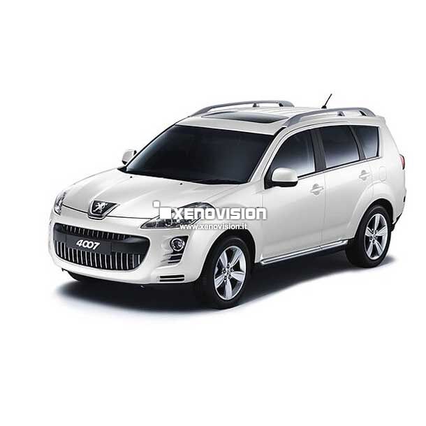0 Kit Xenon Peugeot 4007 - 2004 in poi - Xenon 35W e Led Posizione - 6000k <p>Kit Xenon 35W specifico per il faro della Peugeot 4007 e Luci Posizione a Led in tinta. Plug&Play zero spie, contiene tutto l'occorrente. Luce Bianco Lunare 6000k.</p>