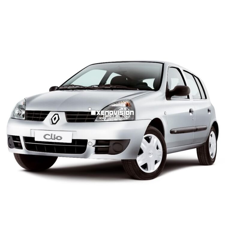 0 Kit Xenon Renault Clio II - 2001 a 2012 - Xenon 35W e Led Posizione - 6000k <p>Kit Xenon 35W e Luci Posizione a Led in tinta, pacchetto specifico per Renault Clio II con parabola senza oscuratore. Plug&Play, contiene tutto l'occorrente. Luce Bianco Lunare 6000k </p>