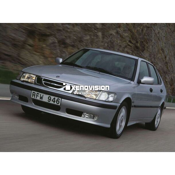 0 Kit Xenon Saab 9-3 fino al 2002 - BiXenon 55W e Led Posizione - 6000k <p>Kit Xenon 55W e Luci Posizione a Led in tinta, pacchetto specifico per Saab 9-3. Plug&Play, contiene tutto l'occorrente. Luce Bianco Lunare 6000k </p>