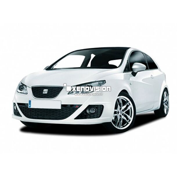 <p>Kit Xenon FocusPRO 35W specifico per il faro della Seat Ibiza V e Luci Posizione a Led in tinta. Plug&amp;Play zero spie, contiene tutto l&#39;occorrente. Luce Bianco Solare 5300k.</p>