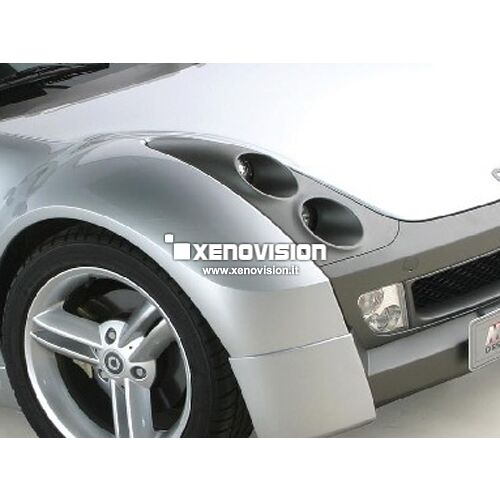 2 Kit Xenon Smart Roadster 452 - 2003 in poi - Xenon 35W e Posizione - 6000k <p>Kit Xenon 35W specifico per il faro della Smart Roadster e Luci Posizione a Led in tinta. Plug&Play zero spie, contiene tutto l'occorrente. Luce Bianco Lunare 6000k.</p><p> </p>