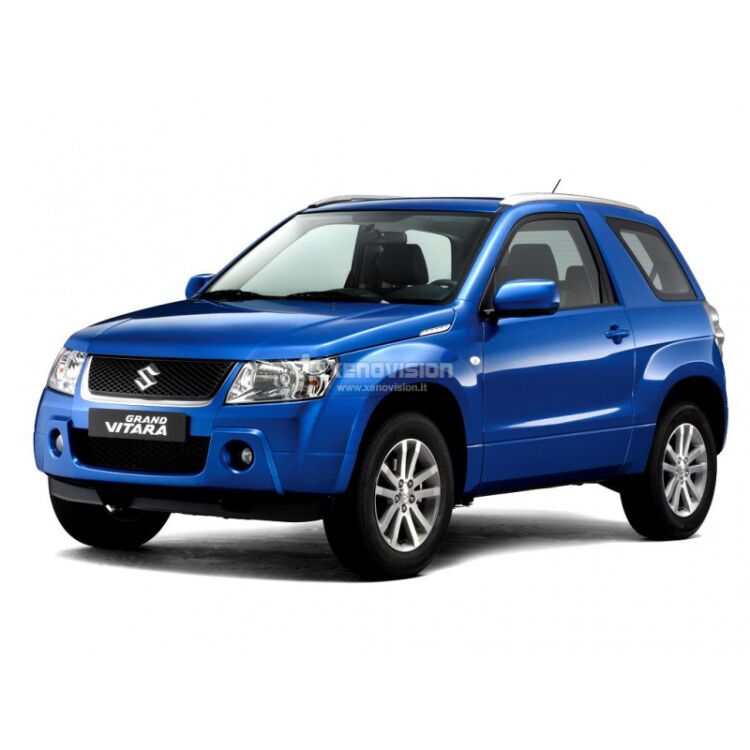 0 Kit Xenon Suzuki Grand Vitara - 1997 al 2006 - BiXenon 35W - 6000k <p>Kit BiXenon 35W specifico per il faro della Suzuki Grand Vitara dal 1997 al 2006. Plug&Play zero spie, contiene tutto l'occorrente. Luce Bianco Lunare 6000k.</p>