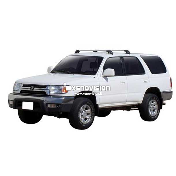 0 Kit Xenon Toyota 4Runner - 1995 a 2002 - BiXenon 35W e Luci Posizione - 6000k <p>Kit BiXenon 35W specifico per il faro della Toyota 4Runner e Luci Posizione Led in tinta. Plug&Play zero spie, contiene tutto l'occorrente. Luce Bianco Lunare 6000k.</p>