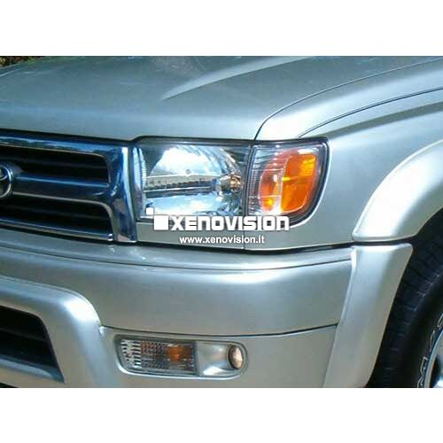1 Kit Xenon Toyota 4Runner - 1995 a 2002 - BiXenon 35W e Luci Posizione - 6000k <p>Kit BiXenon 35W specifico per il faro della Toyota 4Runner e Luci Posizione Led in tinta. Plug&Play zero spie, contiene tutto l'occorrente. Luce Bianco Lunare 6000k.</p>