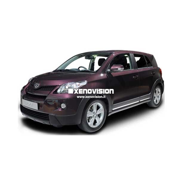 0 Kit Xenon Toyota Urban Cruiser - 2003 a 2009 - BiXenon 35W e Posizione - 6000k <p>Kit BiXenon 35W specifico per il faro della Toyota Urban Cruiser e Luci Posizione Led in tinta. Plug&Play zero spie, contiene tutto l'occorrente. Luce Bianco Lunare 6000k.</p>