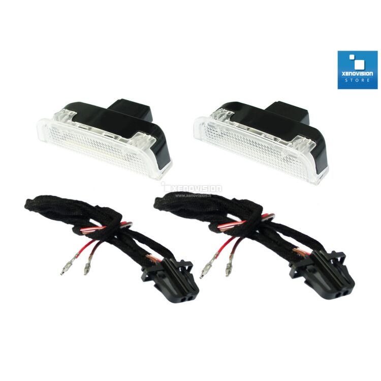 1 Led Sottoporta Anteriori Golf V VI Passat Scirocco Touareg - 600Lm 6000k <p><strong>600 Lumen </strong>Una coppia di placche Led Plug&Play Ultraluminose per luci pozzanghera/sottoporta VolksWagen, Seat, Skoda. Rimpiazza i punti luce esistenti, zero spie. Installazione semplicissima.</p>