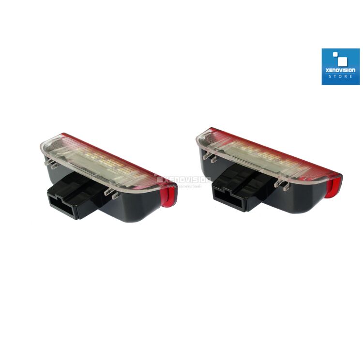 4 Led Sottoporta Posteriori Golf V VI Passat Scirocco Touareg - 600Lm <p><strong>600 Lumen </strong>Una coppia di placche Led Plug&Play Ultraluminose per luci pozzanghera/sottoporta POSTERIORI VolksWagen, Seat, Skoda. Rimpiazza i punti luce esistenti, zero spie. Installazione semplicissima.</p>