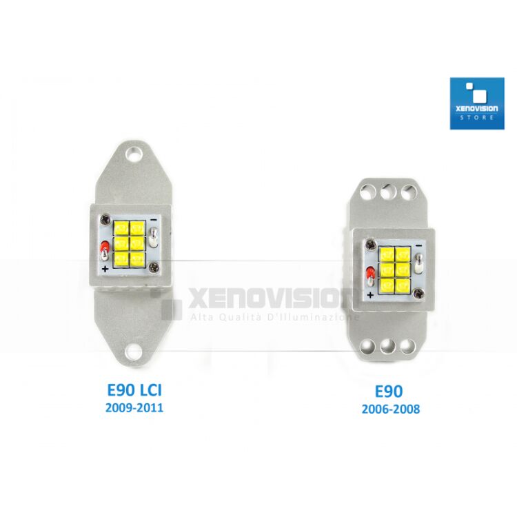 3 Xenovision LED XT per Angel Eyes BMW - E90 2006-2008 <p>Specifici per BMW E90 LCI. Più luce, più Appeal. Top Quality.</p>